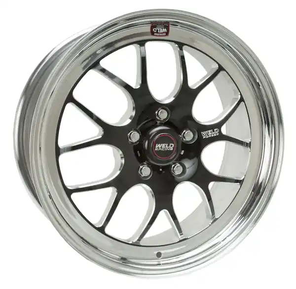 WELD Racing Street and Strip 77MB8075N32A 18X7.5'' Black S77 Med Pad 5X120mm Bolt Pattern 3.2'' Backspace Brand New