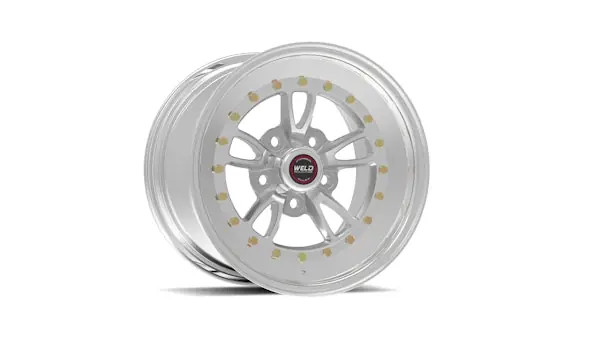 While Supplies Last WELD Racing Street and Strip 793P-56276 15X6'' Polished Full Throttle 5X4.75'' Bolt Pattern 3.5'' Backspace